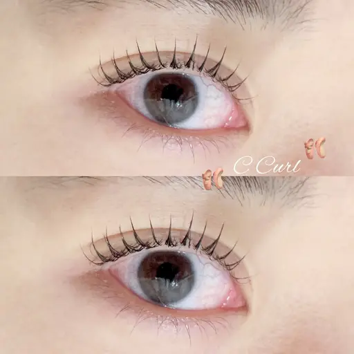 🍒まつ毛パーマ (Ｃカール)🍒 カール感を出したい方や柔らかくナチュラルな仕上がりにしたい方にオススメ！