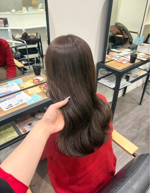 スローカラー＋美潤トリートメント🤍