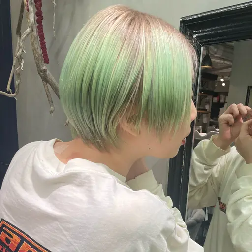 ★ご新規様限定★⌇⭐️ダブルカラー⭐️⌇カット + ケアブリーチ + カラー + 外部補修トリートメント