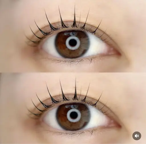 韓国風まつ毛パーマ➕束感コーティング付き✨️
