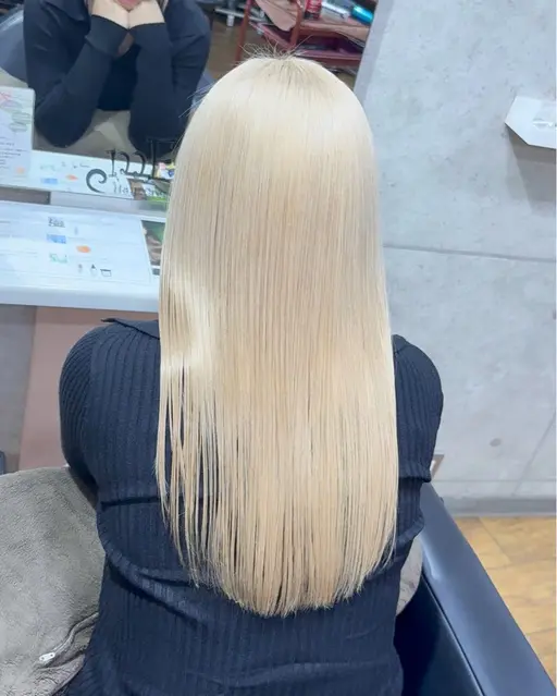 💎人気NO.1💎ケアブリーチ+ダブルカラー+髪質改善ライトTR✨️