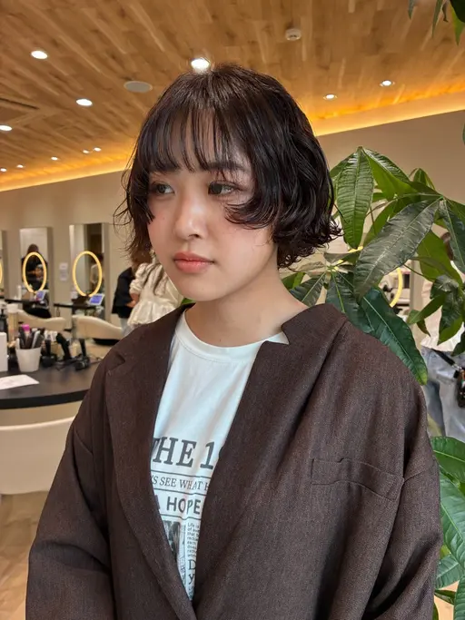 👩🏽‍🦱･:*柔らかい質感ボブパーマ･:*+（カット＋パーマ＋プチトリートメント）