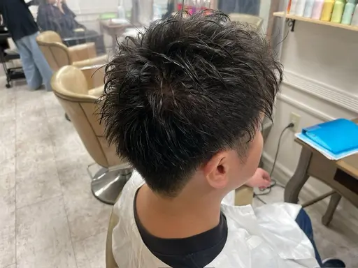 カット+マイクロバブルシャンプー