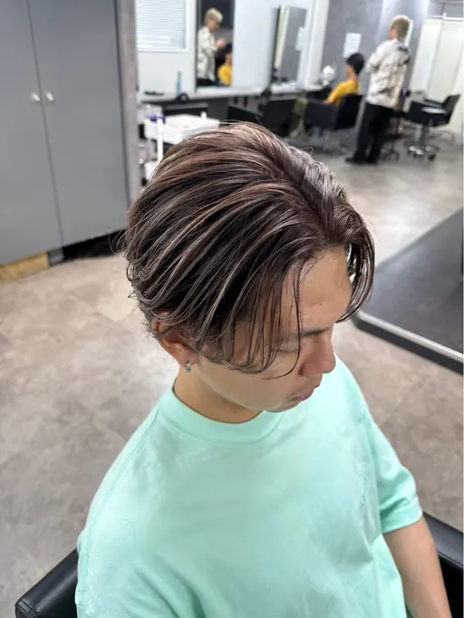 【要チェックメニュー👊】メンズカット＋メッシュ＋ケアパーマ