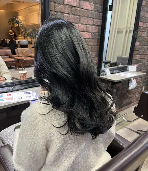 【ミニモ限定価格🔥】カット+髪質改善カラー+クイックTR #韓国ヘア