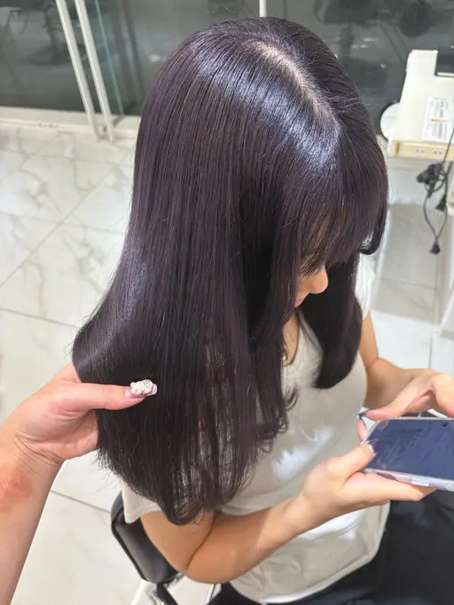 🤍似合わせカット+艶カラー+オージュアトリートメント🪽
