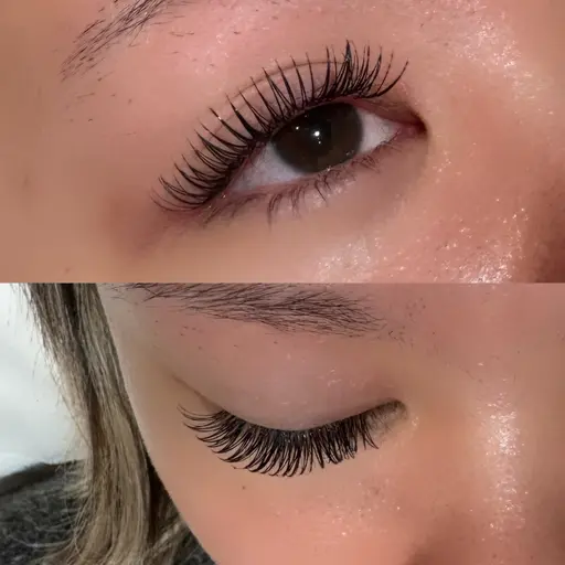 【4/14 15:00募集中❕☘️】LEDエクステ&パーマ フラットラッシュ100本(オフなし)👀