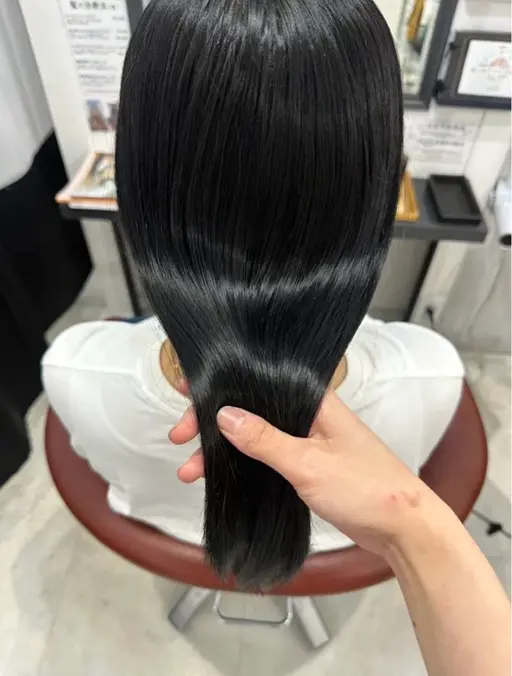 縮毛矯正+トリートメント