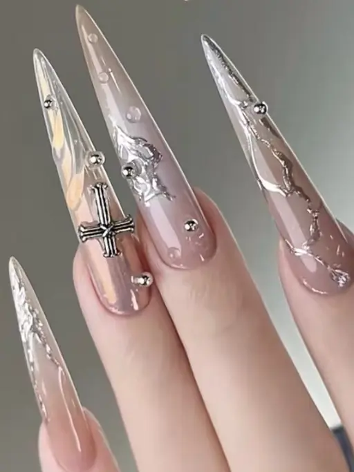 💅Jr.長さだし10本180分持ち込みデザイン､初回オフ🆓(痛いネイル､複雑アート🆖）