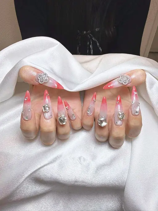 「お気に入りました方」🎀チップ長さ出し10本・アートやり&パーツ付け放題
