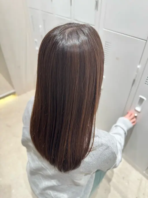 赤み/オレンジが気になる方へ◎透明感カラー+トリートメント