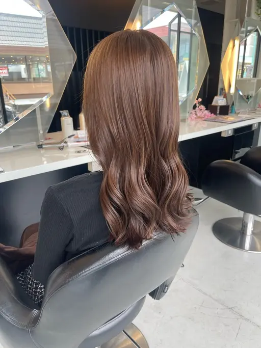 【🌸新学期に向けて🌸】うる艶カラー➕髪質改善トリートメント🫧