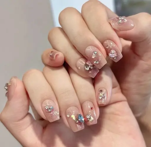 【★大特価】ワンカラー+ストーンつけ放題ネイル