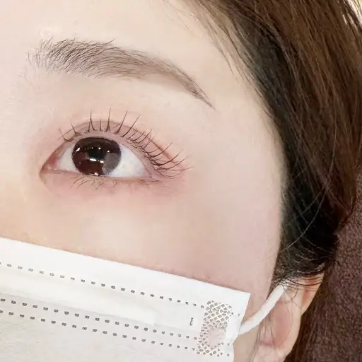 お目元パッチリ小顔効果抜群 まつげパーマ (上下) パリジェンヌ  75分 練習モデルのため お直し、返金不可