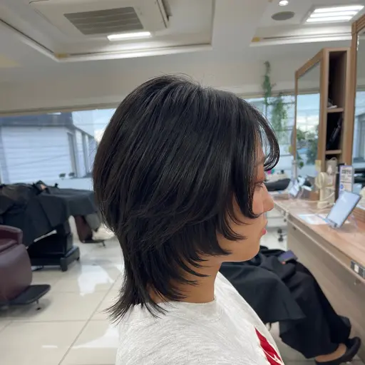 カット+カラー🤍レイヤー、ウルフカット🤍