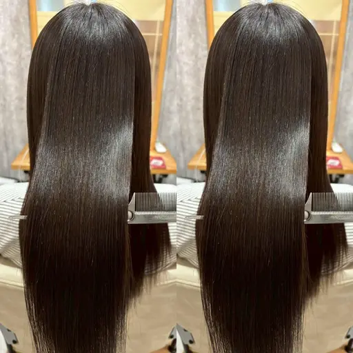 👑人気No.1👑＼minimo限定価格／【髪への負担最小限】髪質改善縮毛矯正＋カット ¥12100