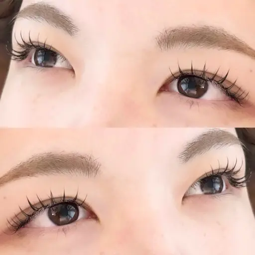 【日付限定】🌷フラットラッシュ120本&下まつげパーマ🌷　アイシャンプー&仕上げコーティング付き