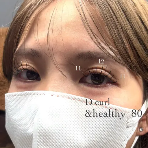 🩵エクステ×パーマの新技法🩵アンドヘルシー80本🪽