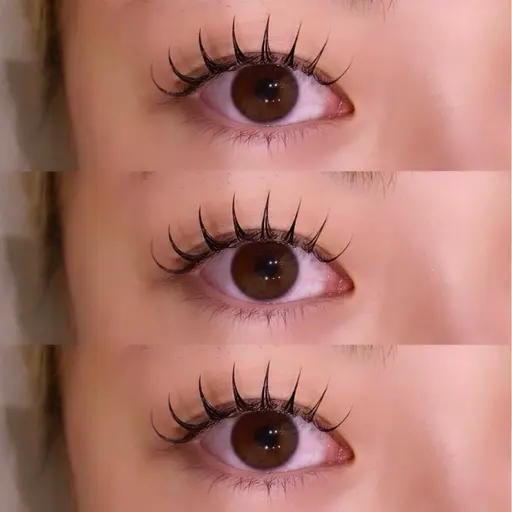 【LED無料】アンドヘルシーダブルフラットラッシュ80束(160本)+まつげパーマ