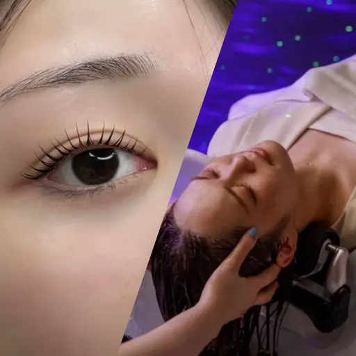 【極上リラックスコース】｜ヘッドスパ×束感まつげパーマ🫧🪄