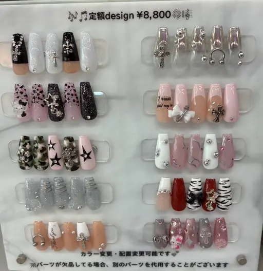 定額メニューネイルハンドモデル募集(※長さだし不可)