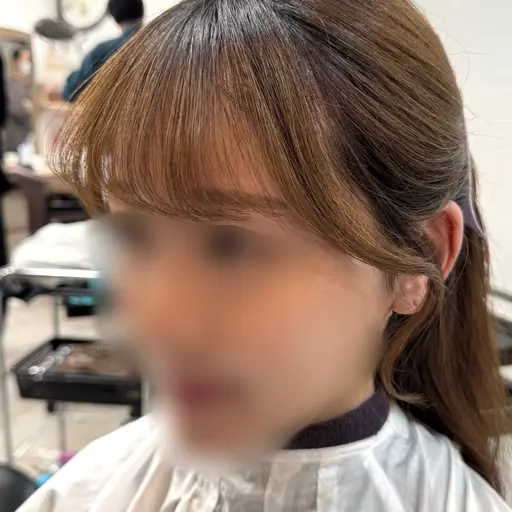 前髪カット