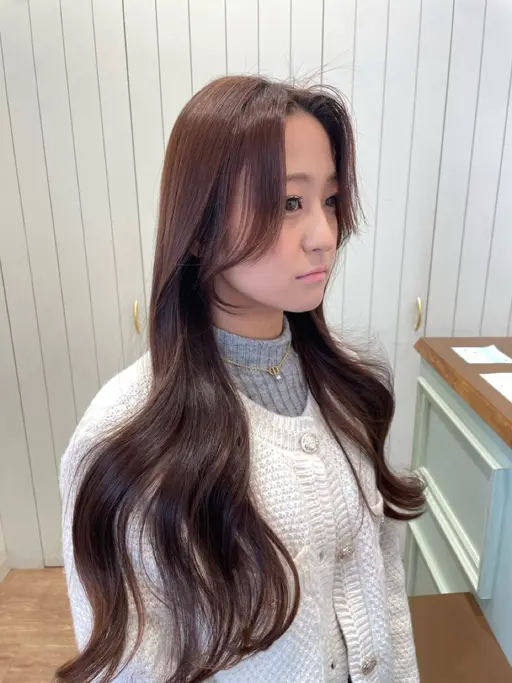 韓国🇰🇷🩶前髪+顔まわりカット+アイロンセット🩶