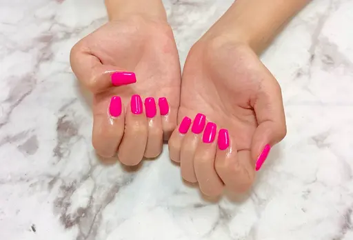 ハンドネイル♡ワンカラーorラメグラ(オフなし)