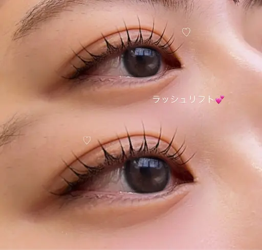 ラッシュリフト 美容液コーティング付き🍒♪