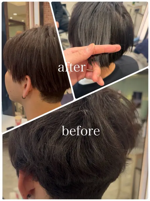 『⚠️🉐梅雨の時期お早めに！！⚠️』メンズ縮毛矯正＋ケアトリート付き！