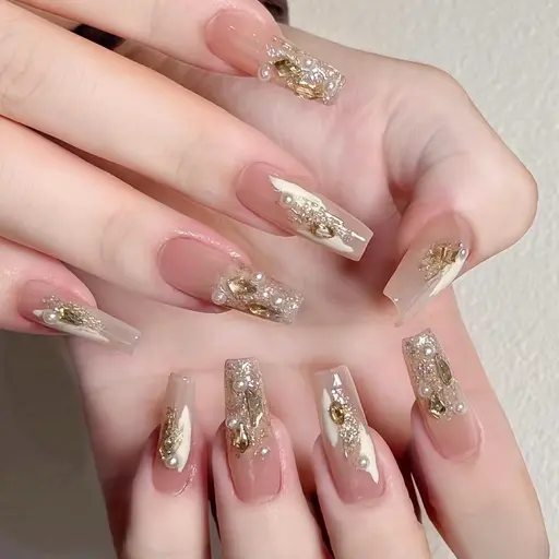 口コミ投稿で特別価格⭐チップ長さだし⭐持ち込みデザイン×限定パーツ付け放題