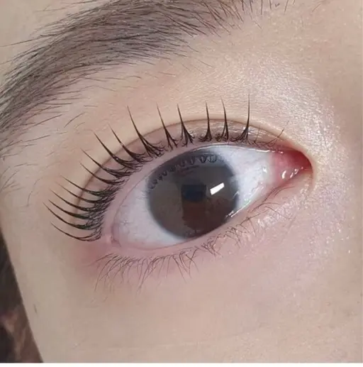 【オフ対応不可】　韓国風×束感のまつ毛パーマ上のみ★アイシャンプー&コーティング込