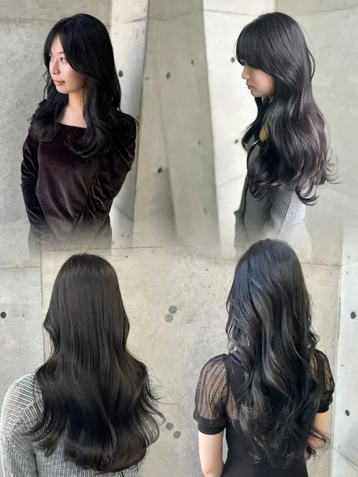 韓国トレンドレイヤーカット+ケアカラー+保湿トリートメント🖤