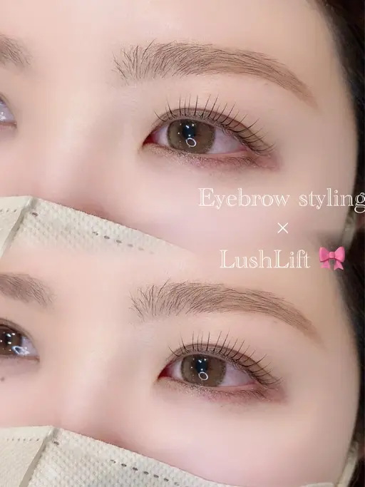 【当日予約限定！】似合わせまつげパーマ🎀束感仕上げ💎＋美眉スタイリング