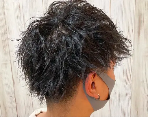 【minimo価格☘️】メンズカットパーマ🌀