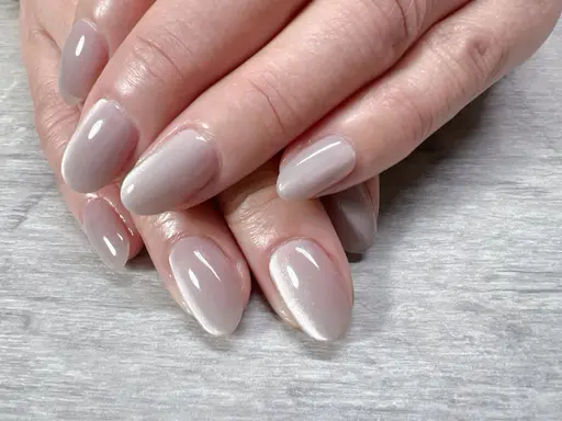 【シンプルならこれ🥇】大人の上品ネイル✨マグネットも選べます♪派手すぎない輝き艶ワンカラー（ソフトジェルオフ無料）