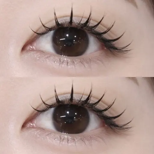 フラットラッシュ100本🩷【最軽量】              オフ付き/韓国風束感無料💕