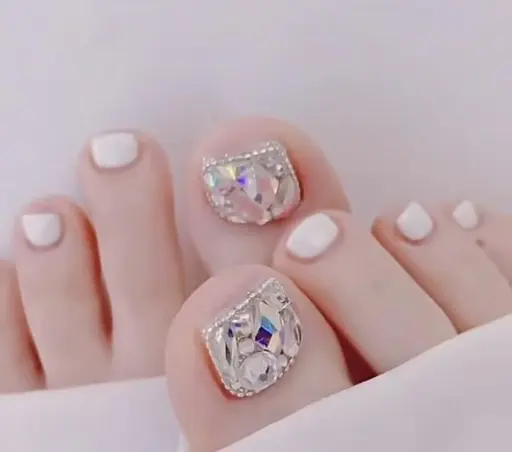 【FOOT】夏におすすめ!フット親指キラキラストーン埋め尽くし¥6990