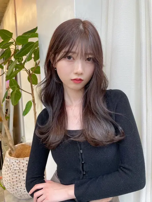 【ミニモ平日限定メニュー🉐】透明感のある韓国風カラー✨️