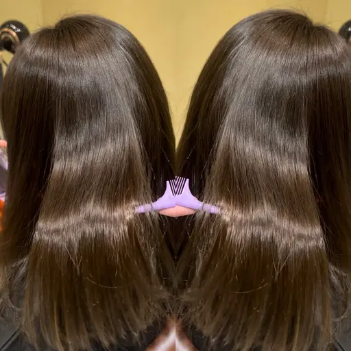 ✨まずはお試し用・予約の入り口✨【お手軽✨】透明感カラー＋前髪カット（TRなし/時短90分）¥6,600