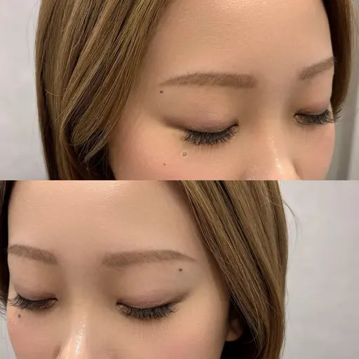 【眉毛wax ＋まつ毛パーマ】　お目元一気に垢抜け♪😊　￥9,500