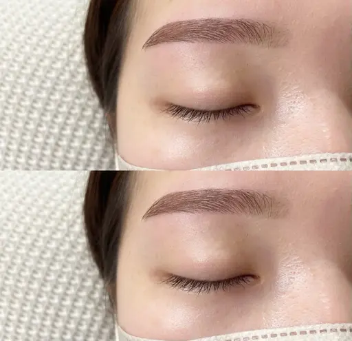 アイブロウwax+間引き