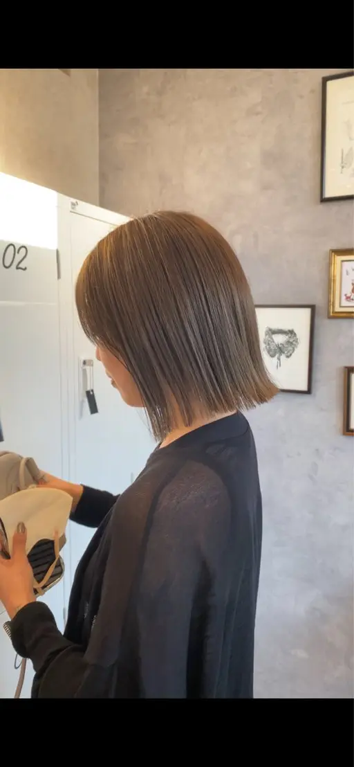 【平日2名限定】小顔カット+透明感カラー+トリートメント 千種/韓国ヘア、ナチュラル、赤み消し