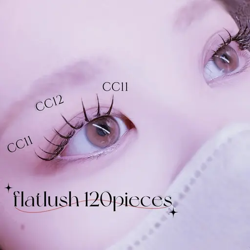 【お目元撮影OKな方限定📹💖】フラットラッシュ100~120本👀✨️御協力お願いいたします🎀