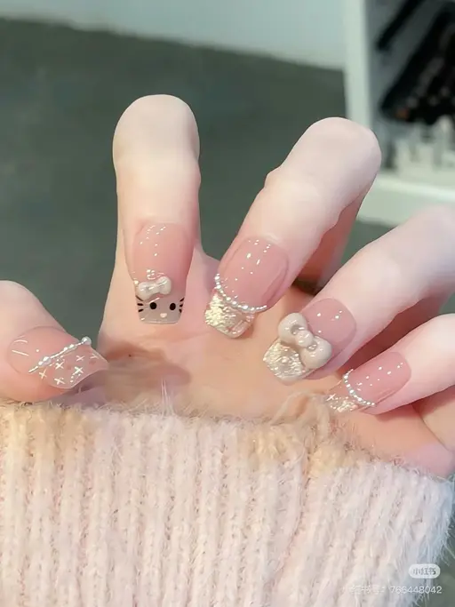 チップ長さ出し*シンプル持ち込みデザインパーツ付け放題