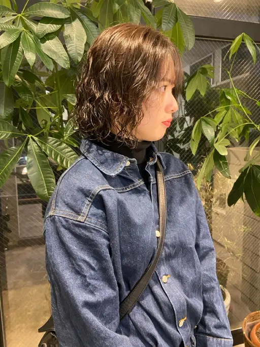 朝のお手入れを簡単に✨カット＋ボブパーマ