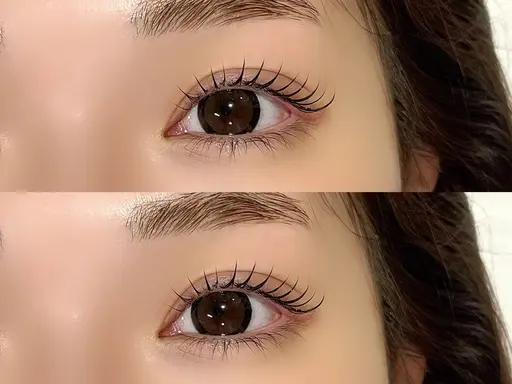 【目元写真撮影可能な方限定✨️】まつげパーマ上+コーティング付き🫧