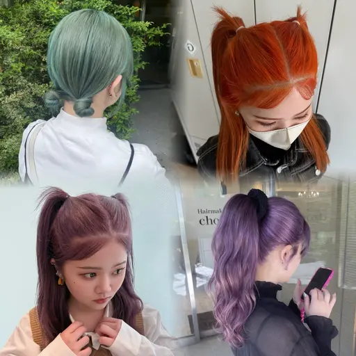 人気NO.1メニュー💖【❤️‍🔥明るくしたい方❤️‍🔥】ダブルカラー（ブリーチ込）+トリートメント🌱ᩚ