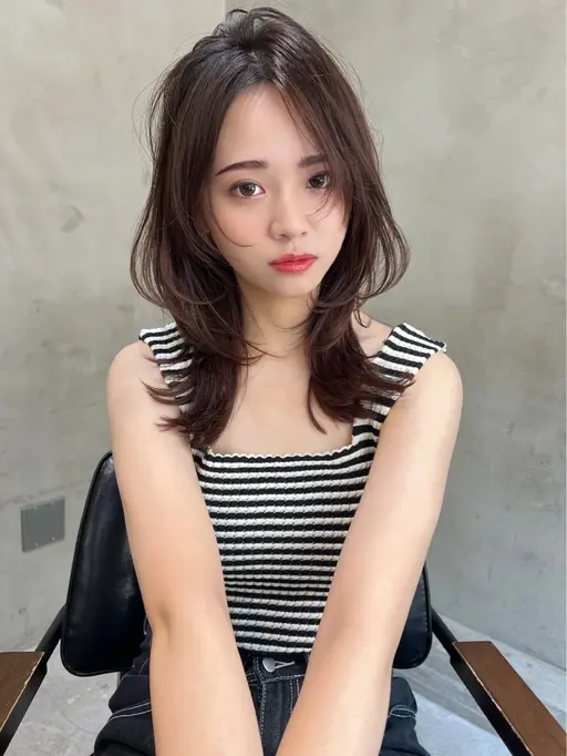 🍀minimo限定🍀大人気🎨ノーブリーチで作る艶感＆透明感カラー✨️【透明感カラー＆最新極上トリートメント】