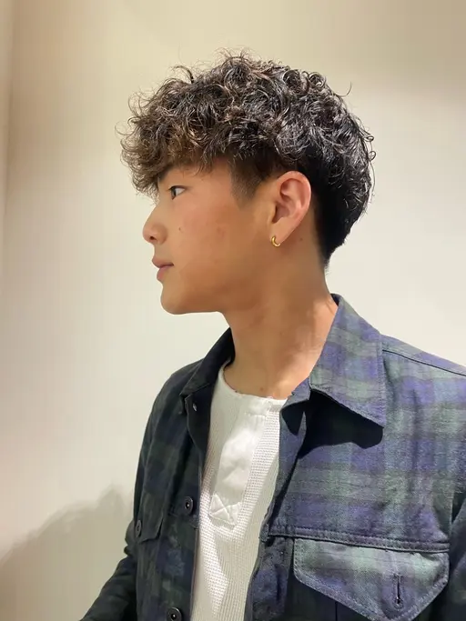 メンズパーマ＋ケアトリートメント🧑🏼‍🦱